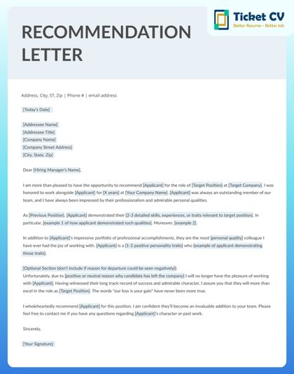 How to write Letter of Recommendation - 2024