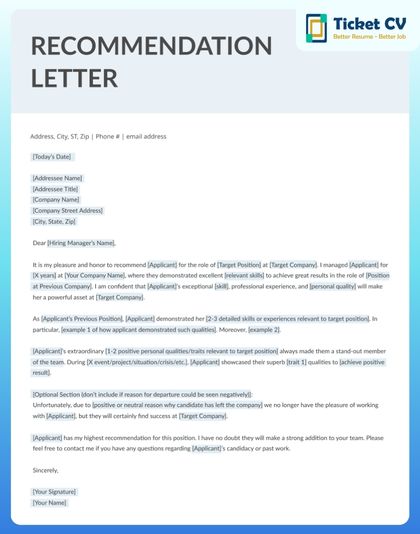 How to write Letter of Recommendation - 2024