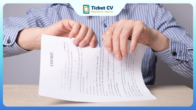 former employer lying about termination