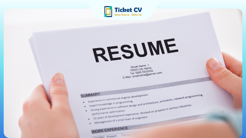 great synonym resume